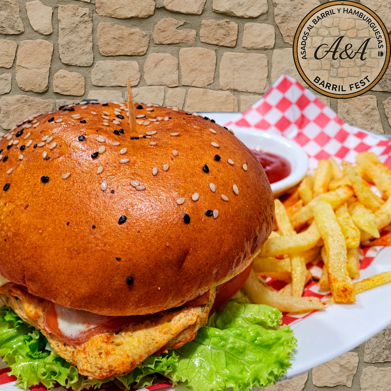 Hamburguesa de pollo